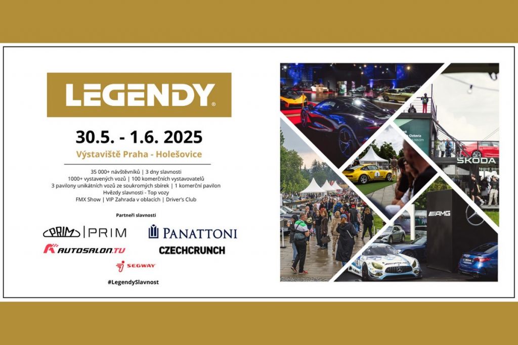 Automobilová slavnost LEGENDY 2025 se blíží